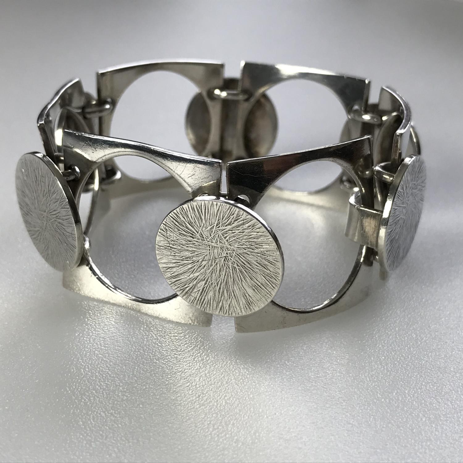 Bent Knudsen Silver Bracelet Denmark 1960s