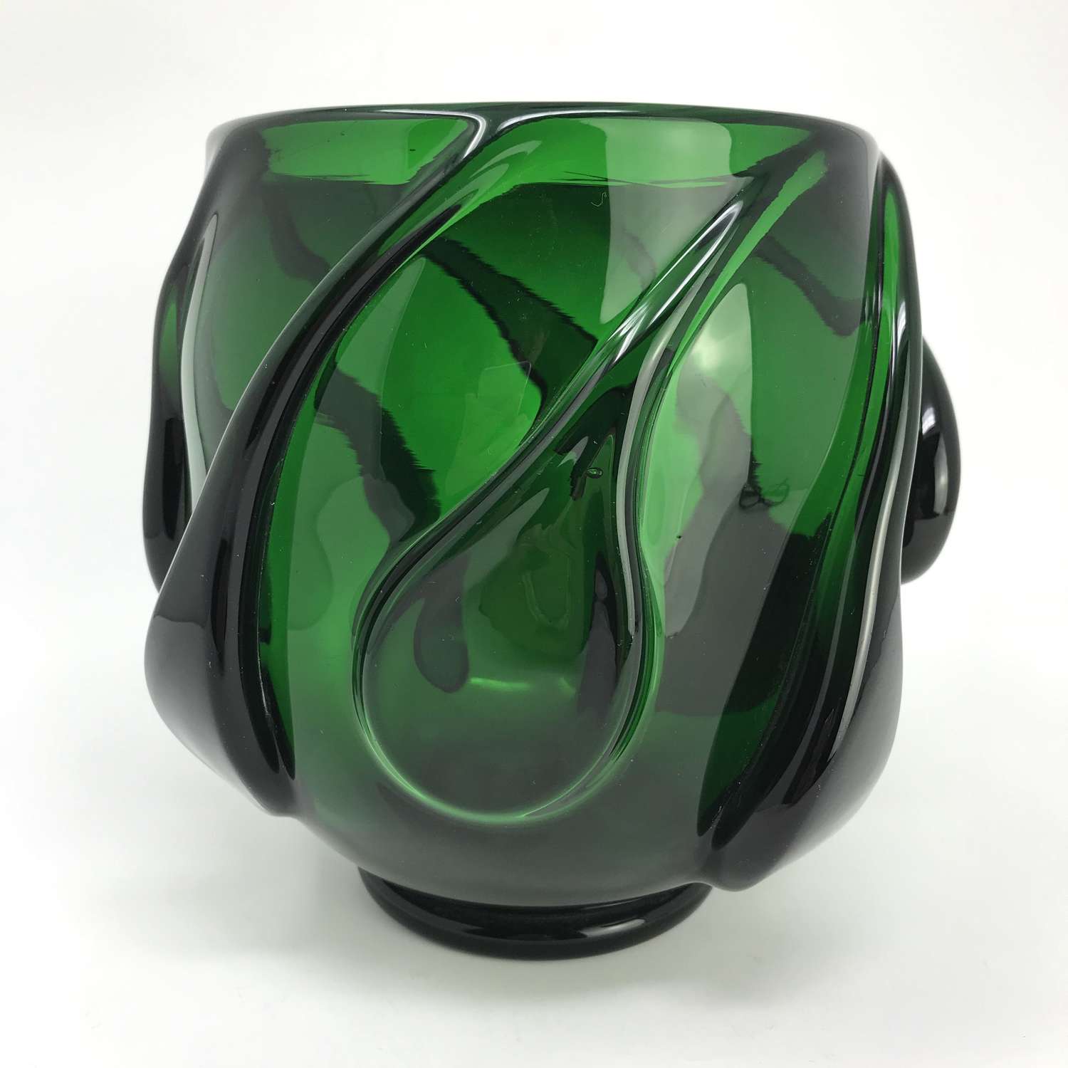 Jacob Bang Early Holmegaard green bowl c1937