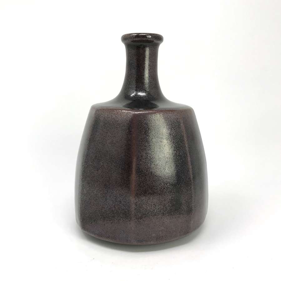 Horst Kerstan West German ceramic vase with Temoko Glaze 1979