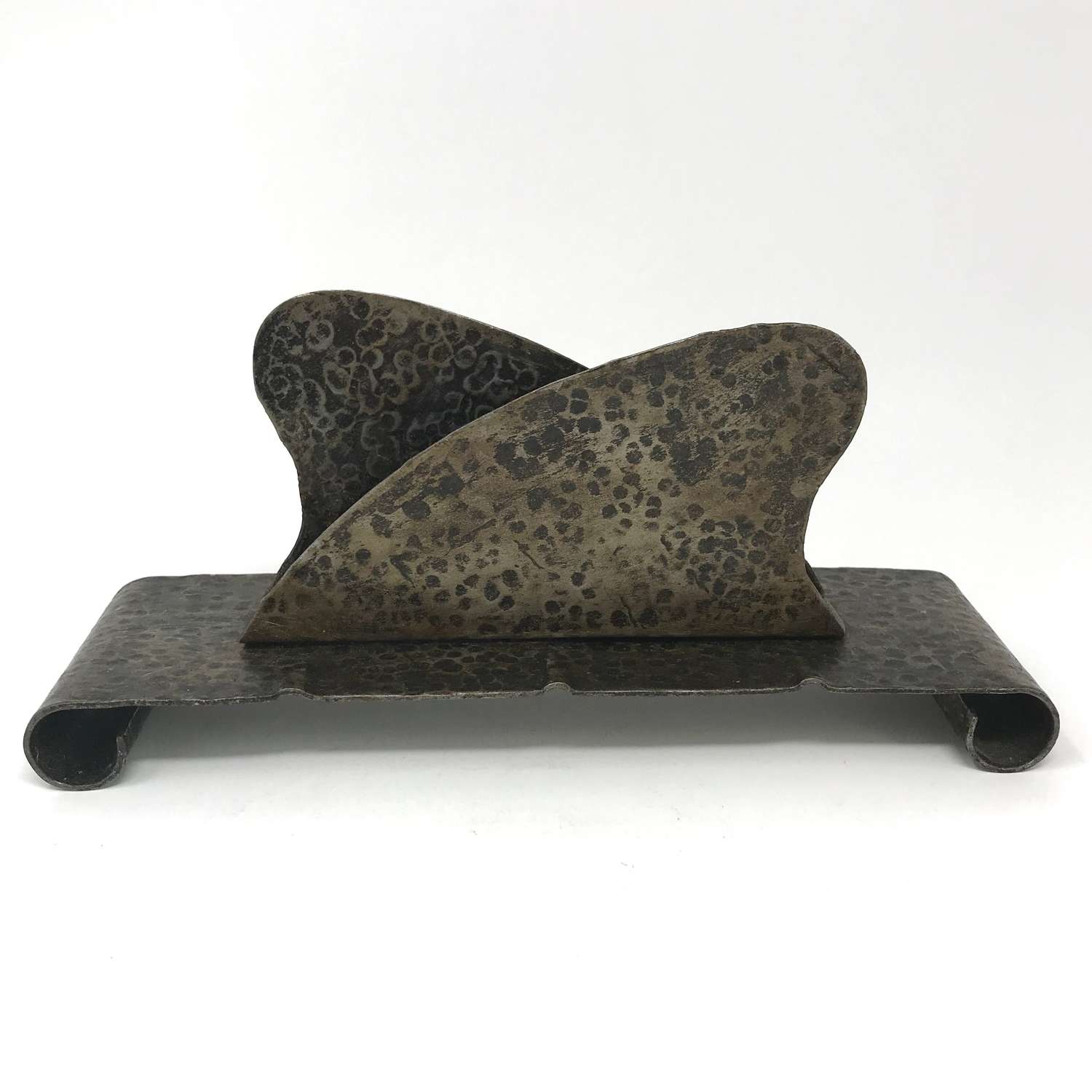 Amsterdam School Patinated Metal Letter Holder 1920s No. 3