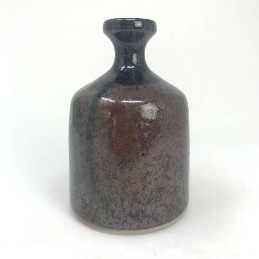 Margarete Schott studio ceramic vase with crystalline glaze c1970s