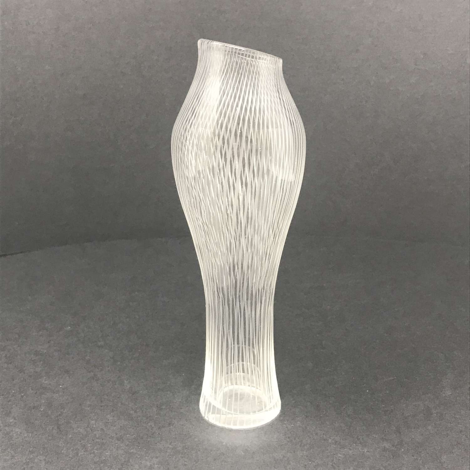 Tapio Wirkkala small organic shaped glass vase Iittala, Finland