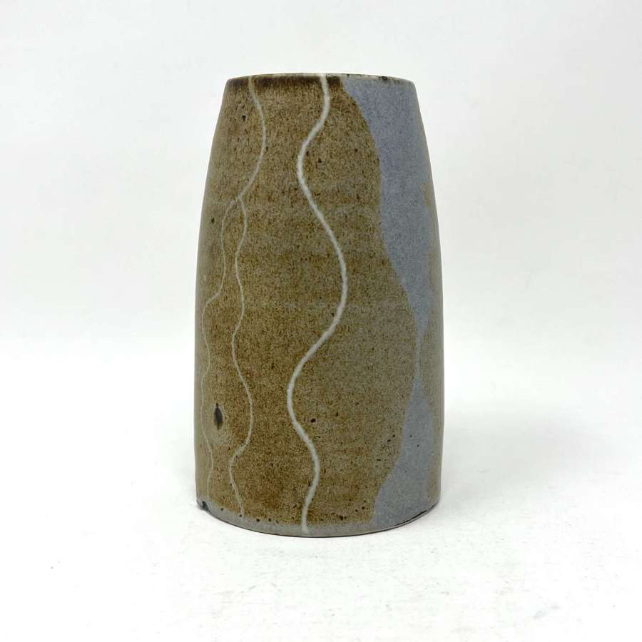Shiela Casson studio stoneware vase c1985 England