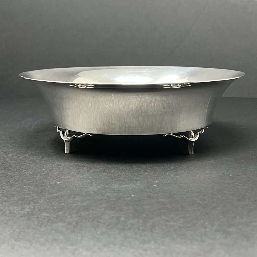 Just Andersen Silver footed bowl GAB Sweden 1929