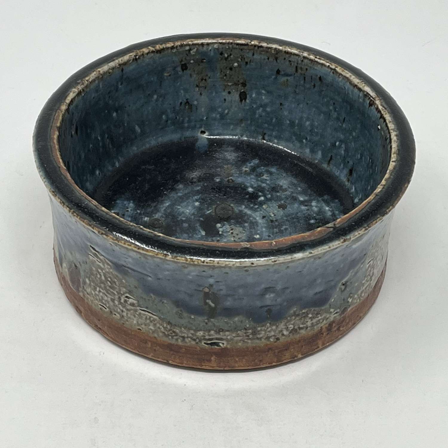 Marianne Westman blue ceramic studio bowl Rörstrand, Sweden 1960s