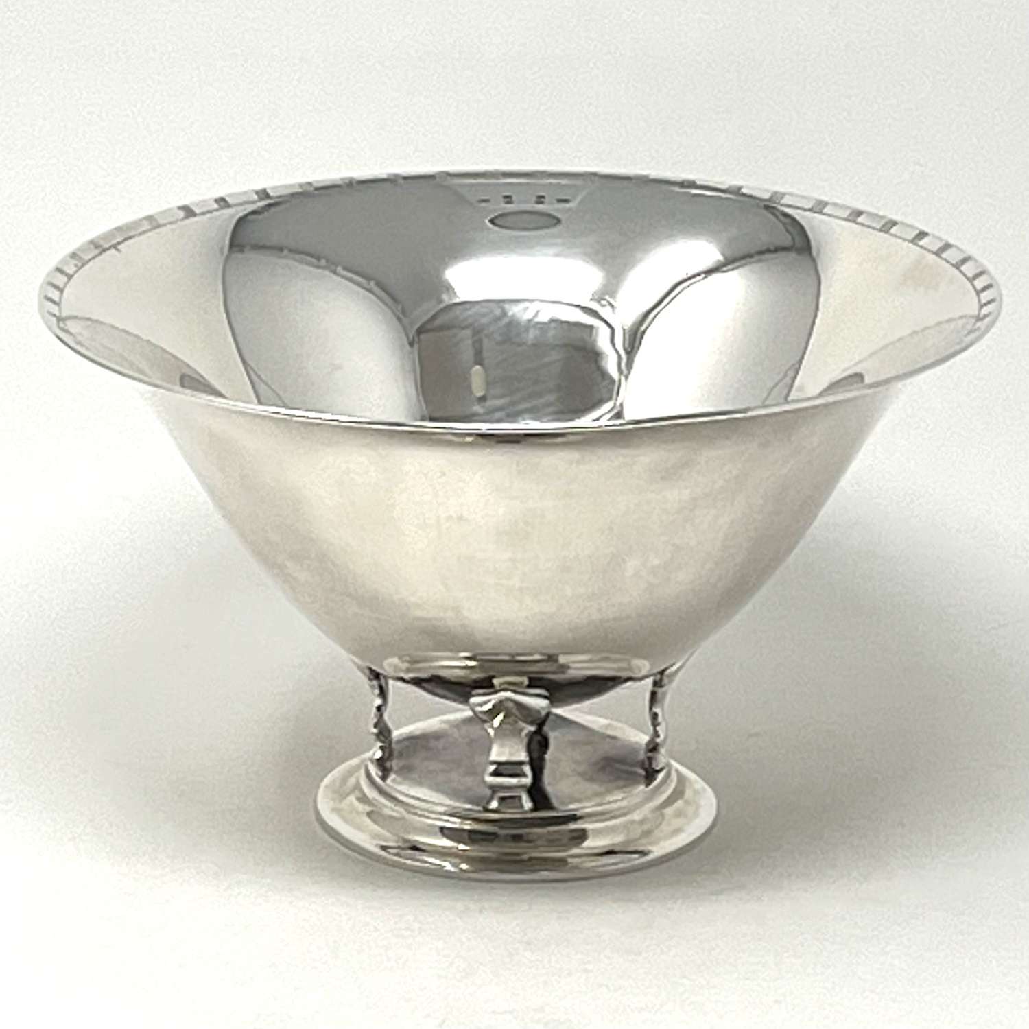 Just Andersen silver bowl GAB Sweden art-deco 1920s