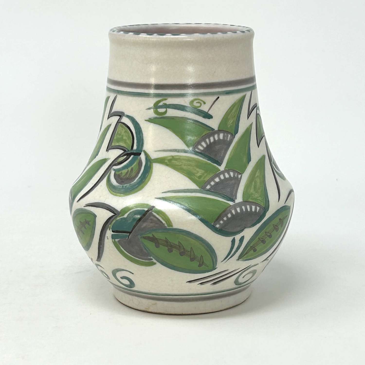 Poole Pottery Art Deco vase GPA pattern England 1930s